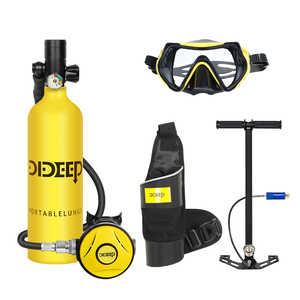 Kit <span class=keywords><strong>de</strong></span> <span class=keywords><strong>mini</strong></span> <span class=keywords><strong>bouteille</strong></span> d'air <span class=keywords><strong>de</strong></span> <span class=keywords><strong>plongée</strong></span> sous-marine 1L approuvé par DOT & CE en aluminium haute pression 15-20 Mins Réservoir <span class=keywords><strong>de</strong></span> <span class=keywords><strong>plongée</strong></span> <span class=keywords><strong>avec</strong></span> <span class=keywords><strong>pompe</strong></span> à air - Product Image 2