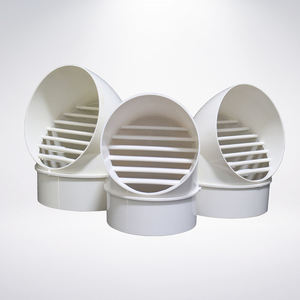 Grille de ventilation fixe monobloc en <span class=keywords><strong>PVC</strong></span> 75mm 110mm 160mm 180mm 200mm avec conception de flux d'air optimisée - Product Image 5