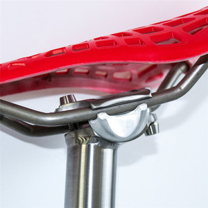 Titane personnalisé Accessoires <span class=keywords><strong>De</strong></span> Vélo Titane Offset <span class=keywords><strong>Selle</strong></span> Brompton Vélo <span class=keywords><strong>tige</strong></span> <span class=keywords><strong>de</strong></span> <span class=keywords><strong>Selle</strong></span> 8 Forme - Product Image 2