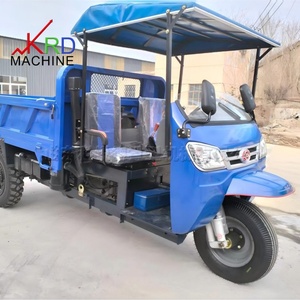 Triciclo <span class=keywords><strong>de</strong></span> Carga <span class=keywords><strong>de</strong></span> 3 Ruedas con Motor Diésel <span class=keywords><strong>de</strong></span> Alta Calidad, con Toldo y Volquete Hidráulico para Trabajos Agrícolas y <span class=keywords><strong>de</strong></span> Construcción - Product Image 3