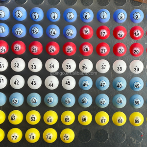 Billes de <span class=keywords><strong>Bingo</strong></span> et de Ping-Pong à Bas Coût, 40mm, en PP, Impression de Logo Personnalisé Unilatéral pour Machines de Jeu de <span class=keywords><strong>Bingo</strong></span> 1-75 - Product Image 2
