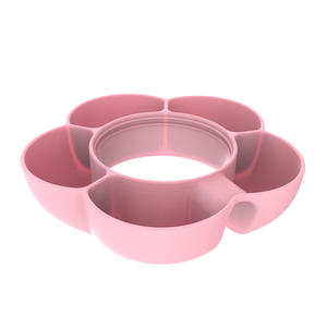 Nuevo Plato de Silicona Reutilizable de 5 Compartimentos para Aperitivos, Apto para Alimentos, para la Copa Stanley - Product Image 1