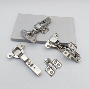 Charnières hydrauliques pour armoires et placards, fermeture silencieuse et douce, réglables en trois dimensions, charnière de meuble à montage en surface complète - Product Image 4