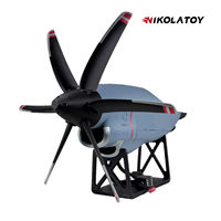 Modèle de jouet d'avion de transport NIKOLATOY C-130 Hercules avec moteur turbopropulseur (version assemblée) - Thème cinéma et télévision