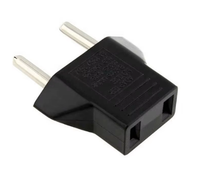 Adaptateur de prise électrique standard européen Convertisseurs de voyage EU vers USA Prise AC européenne Prise électrique américaine Adaptateur de prise de lampe Convertisseurs