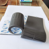 Placa de sellado impermeable para tableta y teléfono, cinta adhesiva esmerilada negra, almohadillas de espuma de porón, alta elasticidad, a prueba de polvo