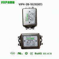 Filter Saluran Daya AC EMC VIP4-2B-10 (10307) 10A RMS Maks Untuk Peralatan Komunikasi