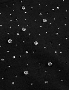 Sweat à capuche personnalisé avec logo en strass pour homme, coupe oversize, style streetwear, luxe Y2K, sweat-shirt diamanté, fabricant ODM OEM - Product Image 5