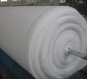 Filling Quilt Wadding Polyester Padding Nowoven Fabric Textile Batting Spray Bonded 100% Polyester Wadding Fiber Roll