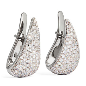 Pendientes de Oreja con Forma de Lágrima Brillante para Mujer, Triangulares, Geométricos, Elegantes, Joyería de Moda - Product Image 1