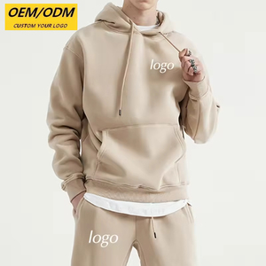 Sweat à capuche personnalisé OEM ODM avec impression sérigraphique, streetwear tendance haut de gamme, 100% coton French Terry, sweat à capuche unisexe surdimensionné, vente en gros - Product Image 1
