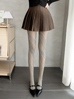 Collants à rayures géométriques transparentes, Collants à motifs géométriques, Collants jacquard géométriques, Collants à rayures diagonales, Collants à motifs