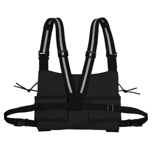 Chaleco de seguridad inalámbrico con walkie-talkie y luz de advertencia, con tira reflectante, venta al por mayor de fábrica - Product Image 2