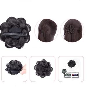 Elegante Accesorio para el <span class=keywords><strong>Cabello</strong></span> <span class=keywords><strong>con</strong></span> Clip <span class=keywords><strong>de</strong></span> Flor Rosa para <span class=keywords><strong>Moño</strong></span>, Estilo Princesa, Peluca Resistente al Calor - Product Image 5