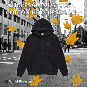 Sudaderas con Capucha Bordadas Personalizadas al por Mayor de la Mejor Calidad, Sudaderas con Cierre de Cremallera, Sudaderas Lisas al por Mayor, Fabricante de Sudaderas de Algodón Unisex para Hombre - Product Image 2