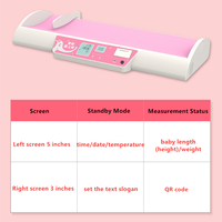 Báscula digital ultrasónica de altura y peso para bebés, medición completamente automática, báscula electrónica para bebés recién nacidos