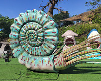 Modèle d'ammonite simulé Animatronic Animaux marins anciens