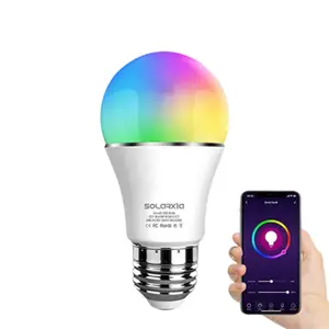 गर्म बिक्री मोबाइल फोन APP रिमोट कंट्रोल एलेक्सा गूगल घर IOT आरजीबी 7.5W रंग वाईफ़ाई प्रकाश स्मार्ट बल्ब का नेतृत्व किया