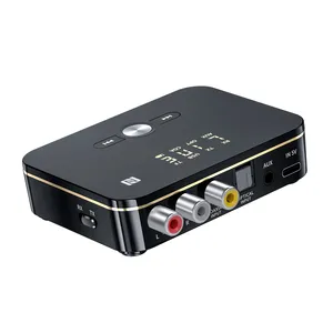 Receptor de áudio sem fio bt, adaptador de áudio para música em casa, teatro e carro, sistema de áudio