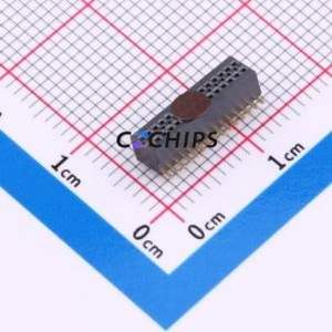 CLE-115-01-G-DV-A-K Pin Socket SMD,P=0.8mm Connector 0.8mm 1.2mm Square Hole Vertical Mount - Product Image 1