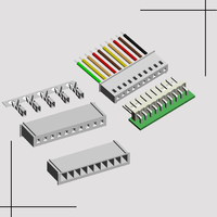 Câble d'extension d'alimentation pour ordinateur PC, connecteur de ventilateur 14 broches (14Pin) BOM BOM, simple rangée, 2,5 mm, femelle vers mâle, fabricant