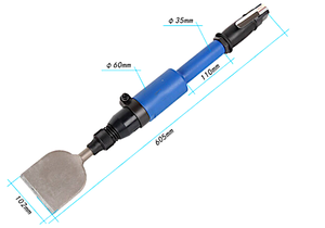 Ahorro de tiempo y respaldo Raspador neumático de alta resistencia, azulejos en la gran herramienta para la eliminación de losa de hormigón, potente interruptor de azulejos - Product Image 6
