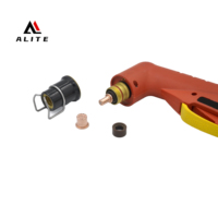 Kit de consommables pour torche plasma en cuivre A81 : électrode, buse, bouclier, anneau tourbillon, refroidissement par air – Ensemble complet de pièces de rechange OEM