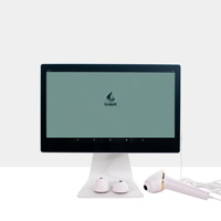 Analyseur de cuir chevelu AI avec caméra de cuir chevelu à écran de 15,6 pouces, grossissement 50X-200X, 16MP, détection des follicules