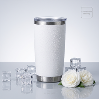 Gobelet isotherme à double paroi de 20 oz, porte-gobelet pour voiture, pour la rentrée scolaire