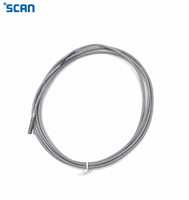 Capteur de proximité NPN 3mm normalement ouvert 10-30V DC M8 500Hz IP67 longue portée blindé 100 ° Capteur de proximité inductif recouvert de PTFE