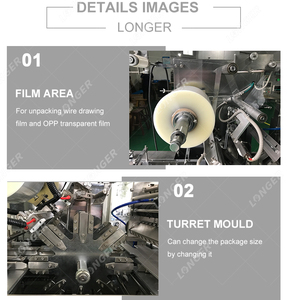 Thương Mại Tự Động Thực Phẩm Lành Mạnh Hộp Quà Tặng Sô Cô La Thanh Giấy Bóng Kính Gói Giấy Hộp Máy Đóng Gói - Product Image 4