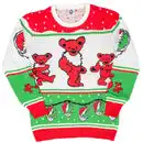 Nanteng 사용자 정의 제조 업체 느슨한 성인 니트웨어 크리스마스 재미 있은 패턴 산타 선물 못생긴 남자 크리스마스 스웨터