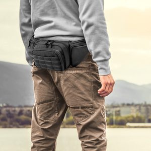 Tactical Fanny Pack Concealed Carry Pouch <strong>Holster</strong> Outdoor Waist <strong>Molle</strong> EDC Bag - Product Image 4