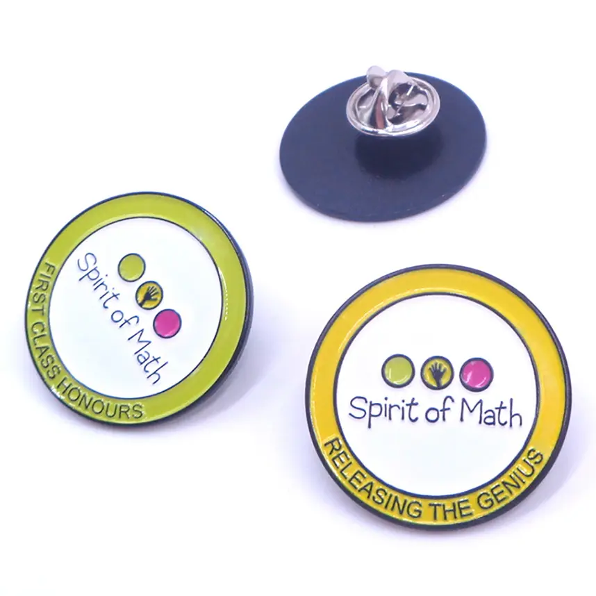 Free design sample custom anime character design soft pin badge green glowed enamel lapel pins for hat