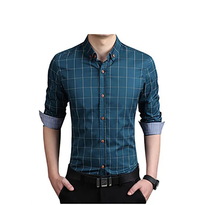 Polyester button down latest style man shirt manufacturer