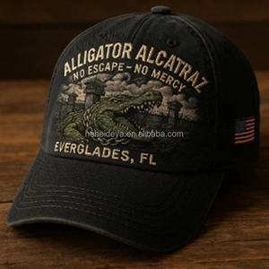 Grosir topi bisbol titik Oxford Logo kustom dapat disesuaikan desainer pabrik kualitas tinggi mode bendera Amerika Serikat dapat disesuaikan pria wanita - Product Image 4