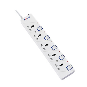 Nouvelle arrivée, multiprise certifiée ECAS, 4 prises AC, 13A, certifiée <span class=keywords><strong>ESMA</strong></span>, rallonge universelle, 4 voies, interrupteur individuel - Product Image 3