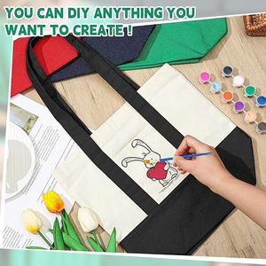 2025 gros sac à main réutilisable sac à provisions toile coton femmes pliable Shopping sac cadeau promotionnel - Product Image 4