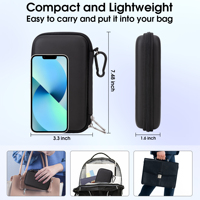 Hard Drive portabel EVA multi-fungsi, tas penyimpanan Aksesori Digital kabel Data Headphone Power Bank