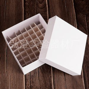 Caja de criotubos de papel Hongbolai de 5 ml con 49 compartimentos para almacenamiento en laboratorio - Product Image 1