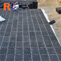 Système de récupération des eaux pluviales souterraines, système de drainage par écoulement, bac de drainage en PP, module de stockage d'eau de pluie urbaine modulaire en éponge