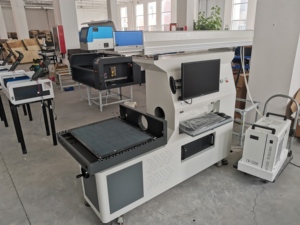 Laser dây đánh dấu Denim Jeans/Gỗ <span class=keywords><strong>CO2</strong></span> Laser đánh dấu Máy khắc - Product Image 5