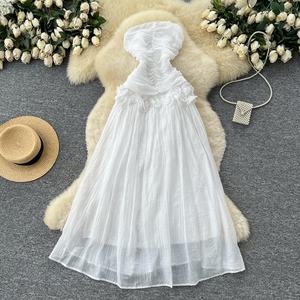 Новые вечерние платья для женщин с плиссированной талией и оборками, платья для выпускного вечера - Product Image 4