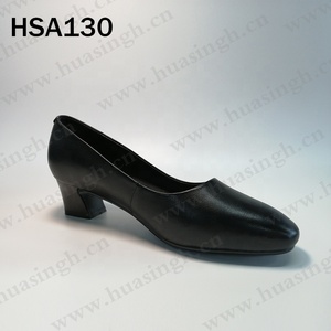WCY-zapatos <span class=keywords><strong>de</strong></span> trabajo cómodos para azafatas, calzado <span class=keywords><strong>de</strong></span> cuero <span class=keywords><strong>de</strong></span> grano completo <span class=keywords><strong>de</strong></span> tacón bajo para mujer, HSA130 - Product Image 2
