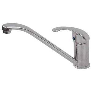 Mezclador de fregadero de una sola palanca UNIVERSO con herramienta de torneado cromado con caño giratorio - Product Image 1