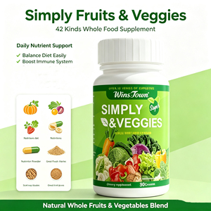 Cápsulas de Frutas y Verduras WinsTown OEM, Suplemento de Superalimentos de Frutas y Verduras Enteras, Equilibra la Dieta, Refuerza el Sistema Inmunológico - Product Image 3