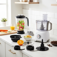 Calinfor roestvrijstalen blendermixer 850W zuiver koperen motor 1,5L 3-snelheden multifunctioneel met één klik reinigbaar huishoudelijk