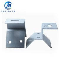 Accessoires solaires, fixation en aluminium pour panneaux photovoltaïques ZhiBoDa, fixation en aluminium pour module solaire, pour structure de support solaire