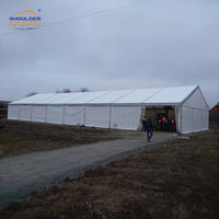 Carpa de Aluminio, Estructura Resistente y Versátil, Carpa para Taller, Almacén, Carpa Temporal Fácil de Montar, Carpa para Eventos al Aire Libre