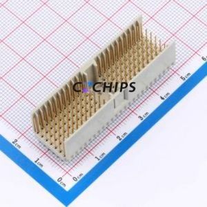 188834-1 Board-to-Board & Backplane Connector Through hole Component (THT),P=2mm Connector 154P 2mm Through Hole 7 - Product Image 1
